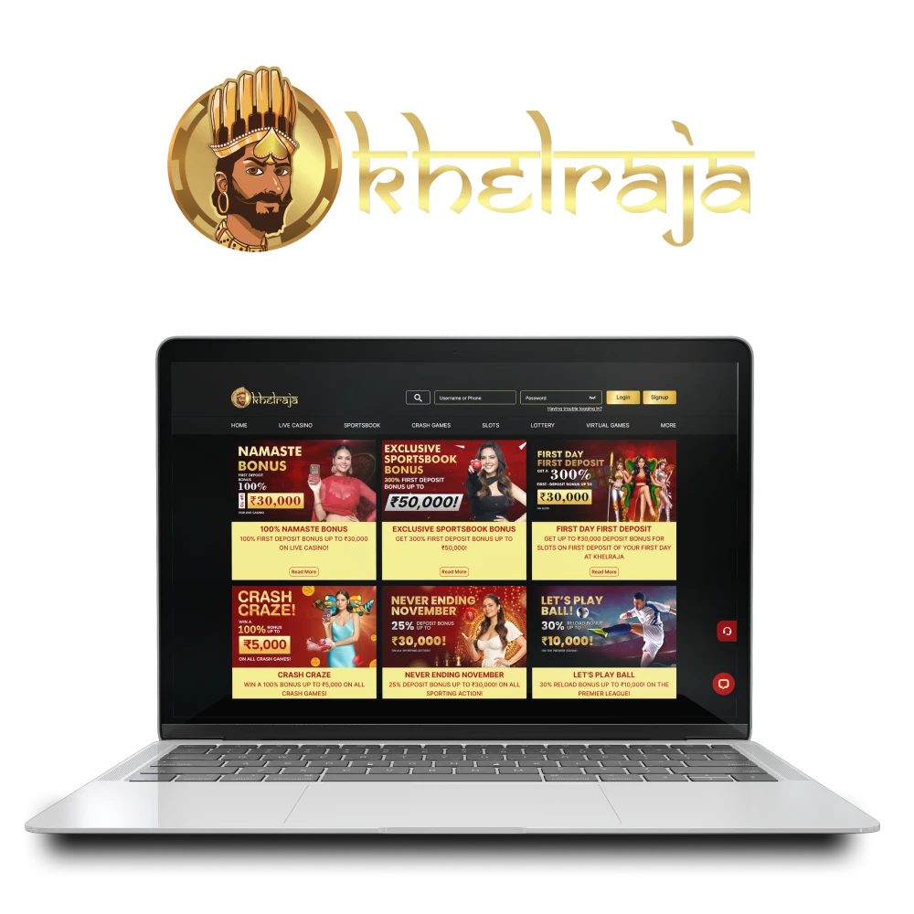 Khelraja provides many bonuses to its users.