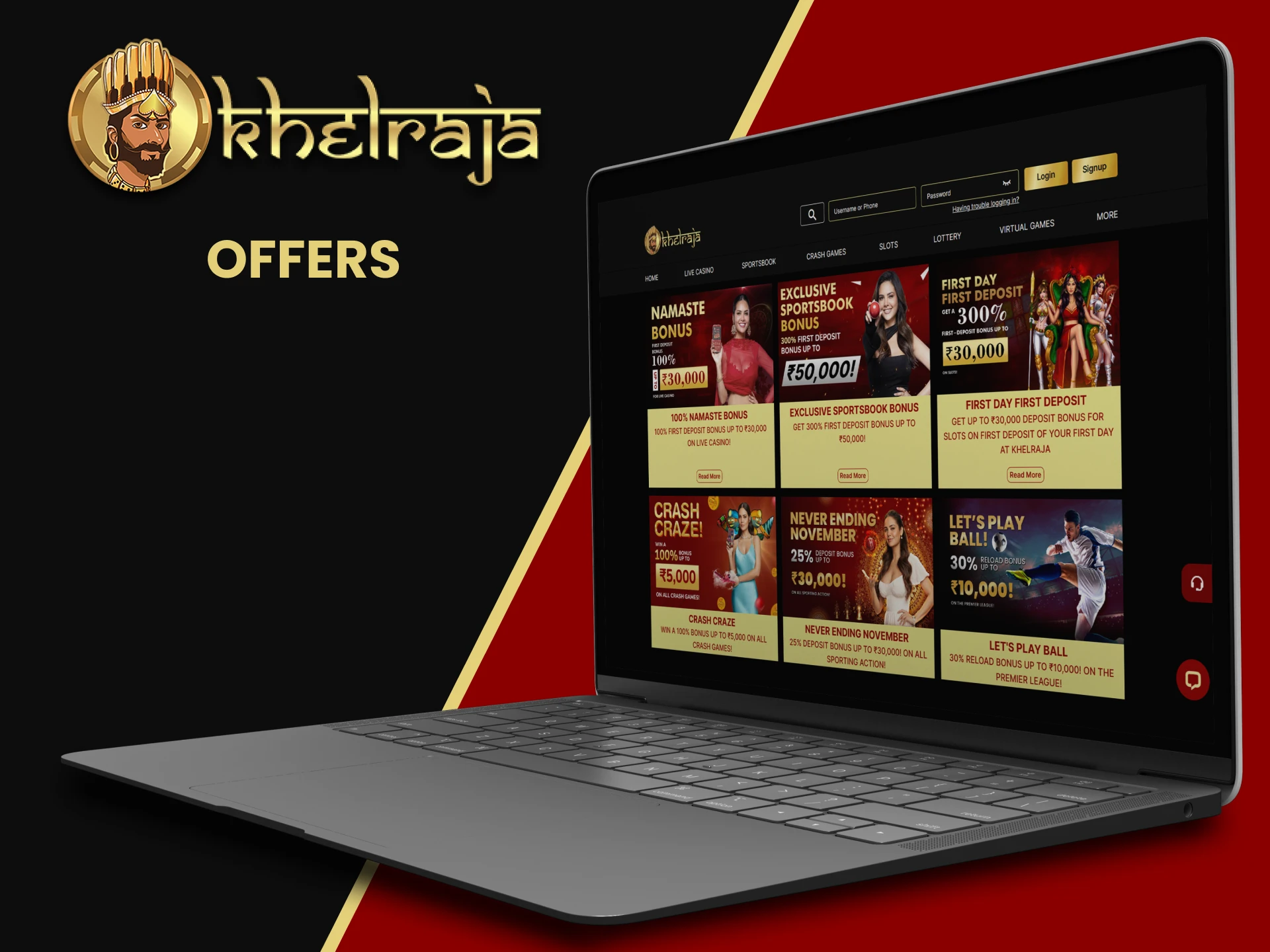 We will tell you about the offers from Khelaraja.