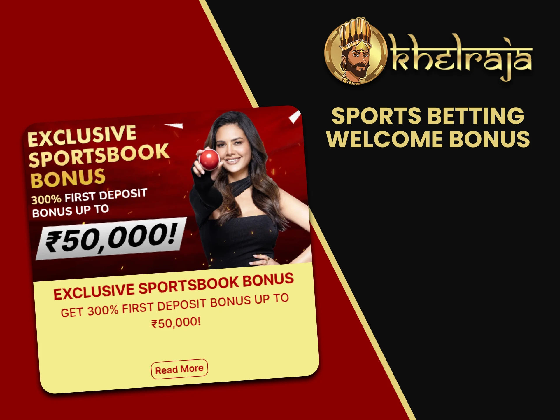 Get your sports bonus from Khelraja.