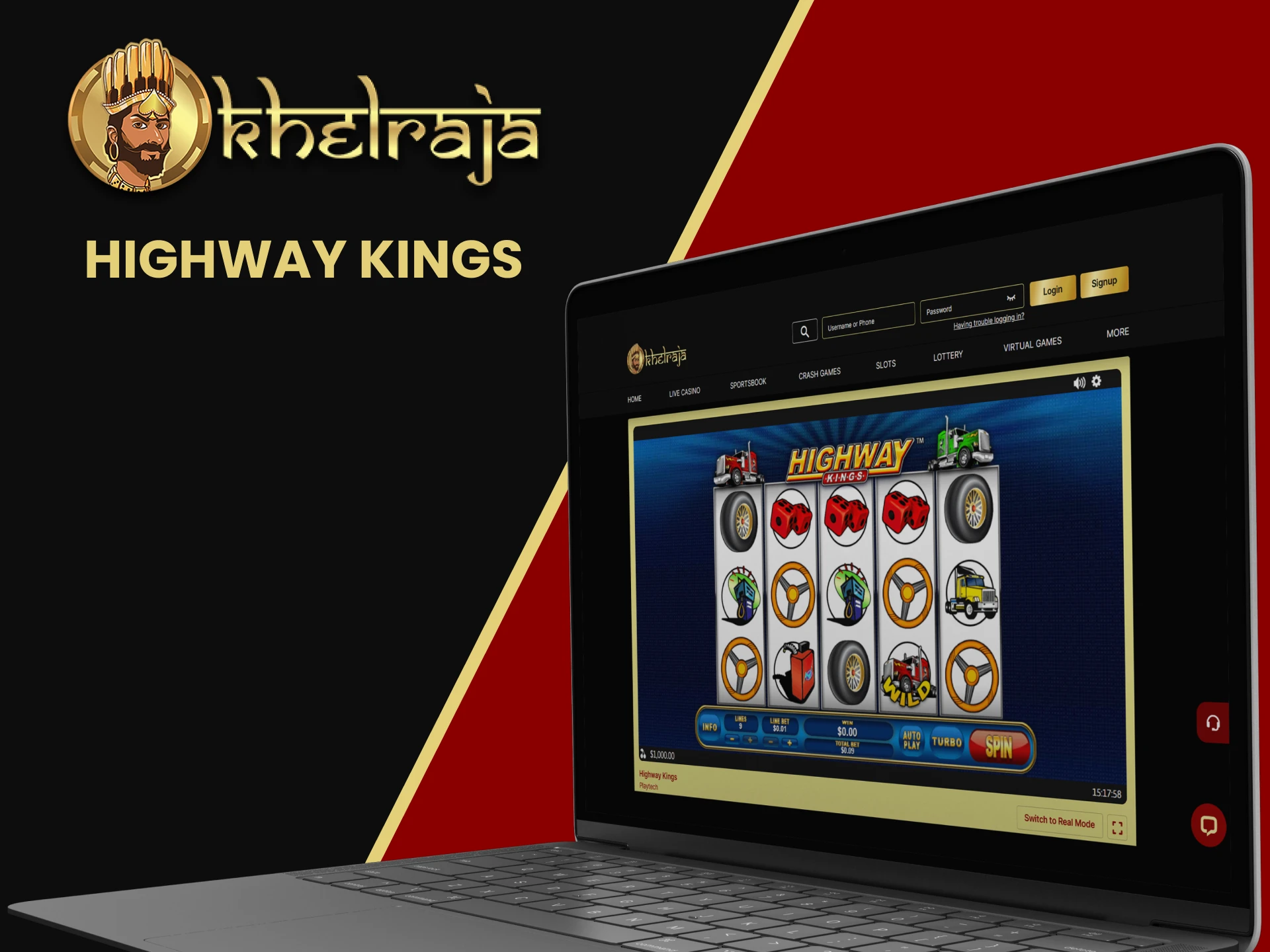 For games on Khelraja, choose Highway Kings.