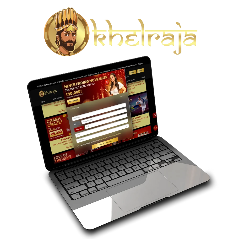 We will tell you about registering for Khelraja.