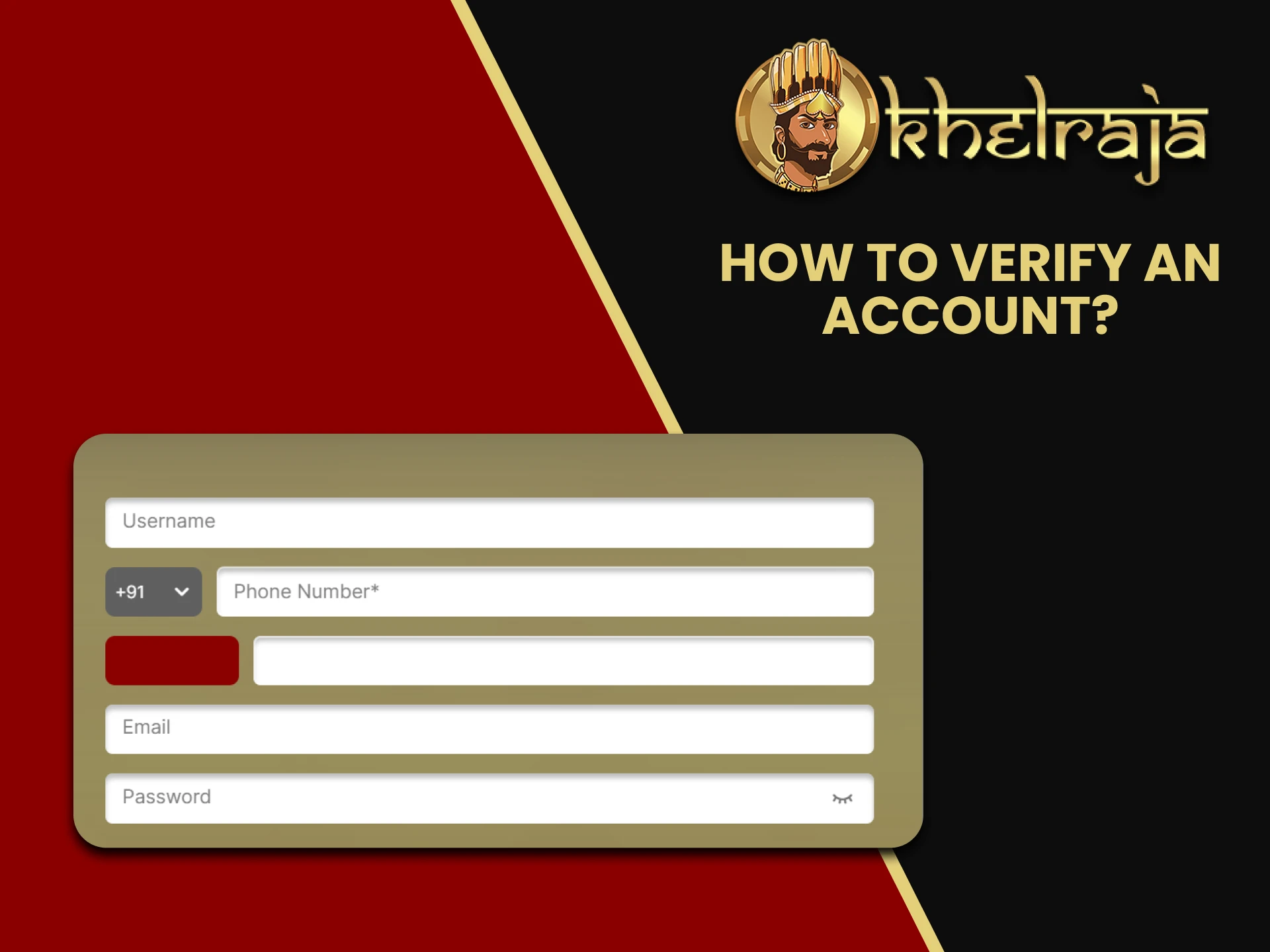 Verify yourself with Khelraja.